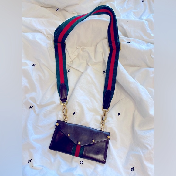 Gucci Horse Bit Clutch Wallet 1960’s Crossbody - Picture 1 of 2